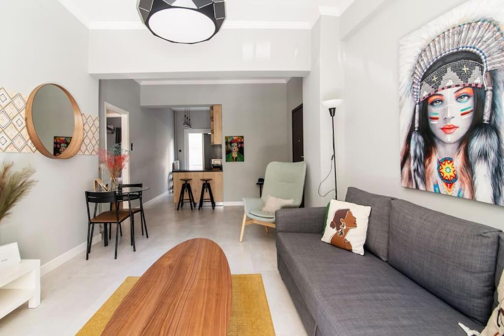 New 2 Bdr In Athens-4 Mins Walk To Metro *